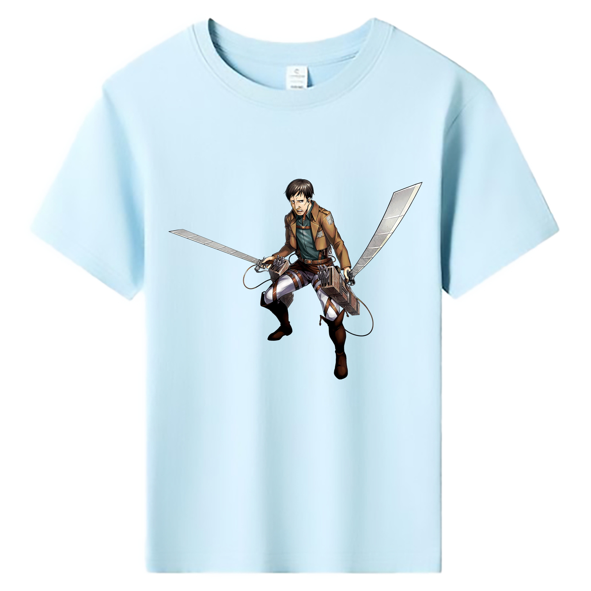 （画像用） 進撃の巨人 Attack on Titan 綿100％キッズTシャツ（フロントプリント）